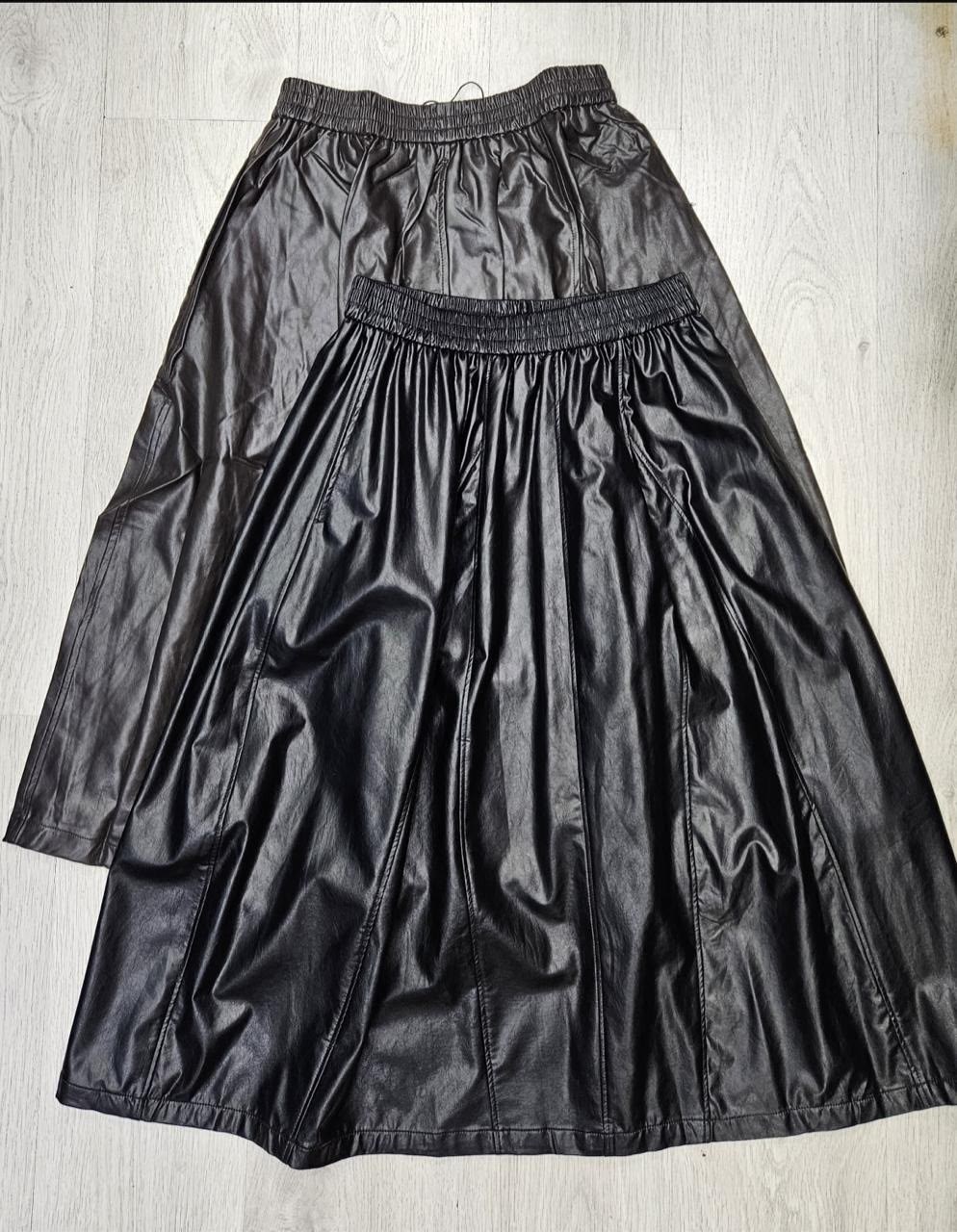 юбка из экокожи,кожаная юбка,юбка,кожаная юбка макси,кожаная юбка для девочек