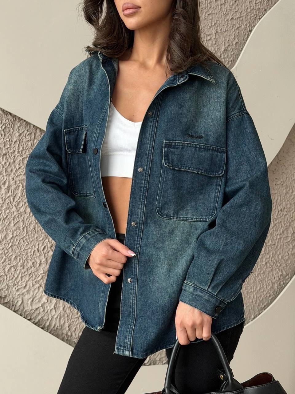 куртка джинсовая,рубашка джинсовая женская оверсайз,рубашка джинсовая оверсайз po&po,джинсовая женская куртка оверсайз,рубашка джинсовая оверсайз