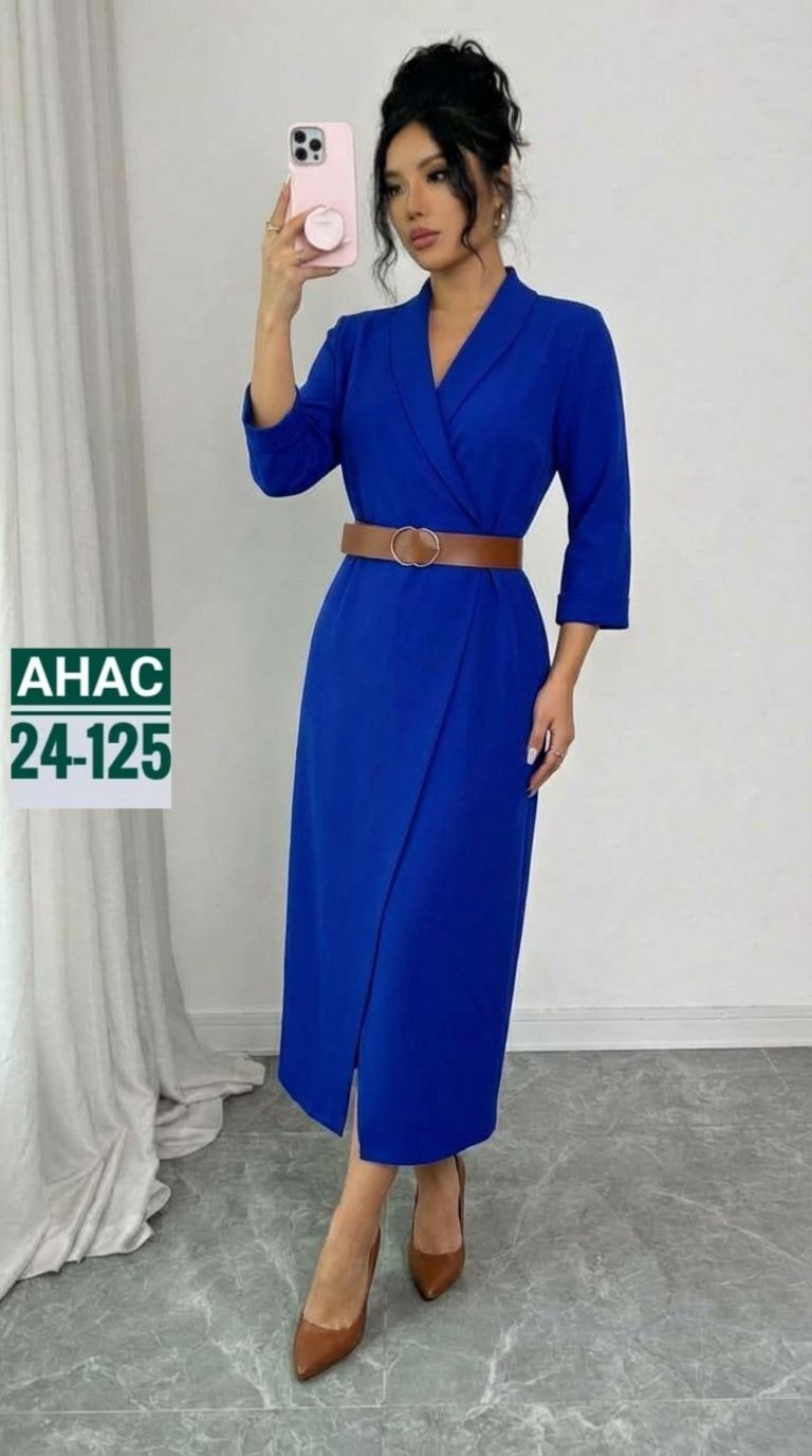 женское платье,платье синее,приталенное платье,платье,платье миди