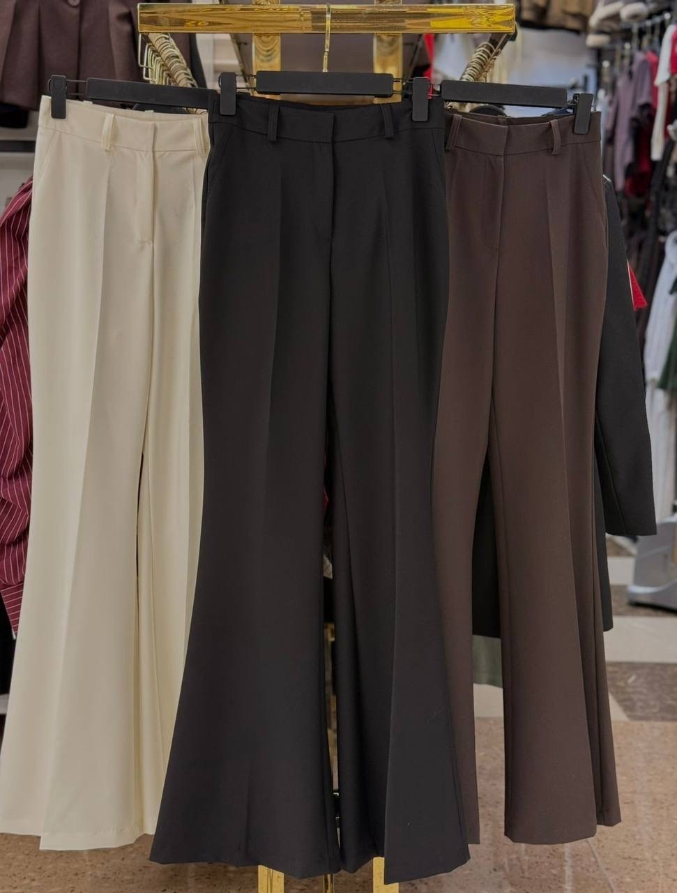 черные брюки клеш,брюки женские клеш,брюки клеш kiazo размер 54 черный,брюки женские клеш классические черные,классические брюки женские клеш