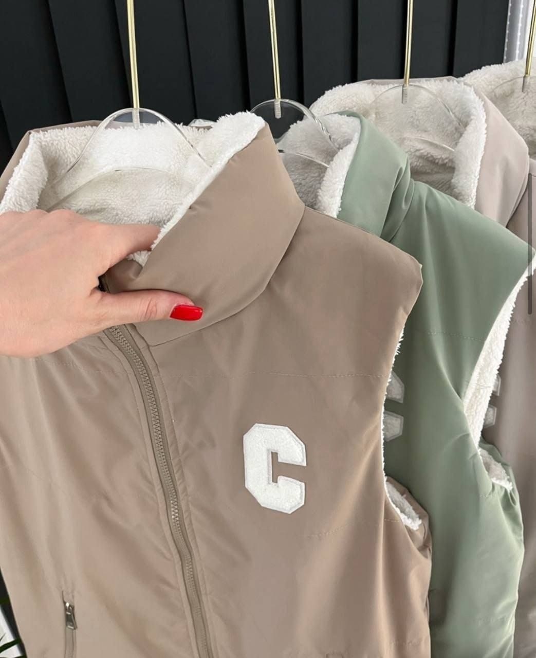 двухсторонняя жилетка,двухсторонняя жилетка женская,жилет двухсторонний,жилет двусторонний,женские жилетки