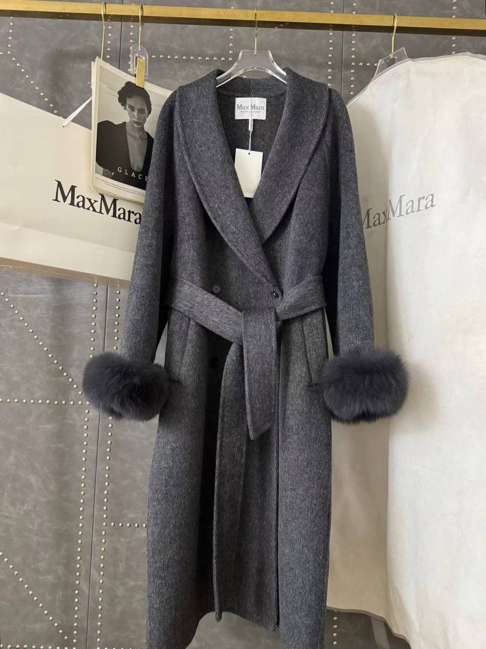 пальто женское,шерстяное пальто,кашемировое пальто женское с мехом,пальто зимнее,женское шерстяное пальто