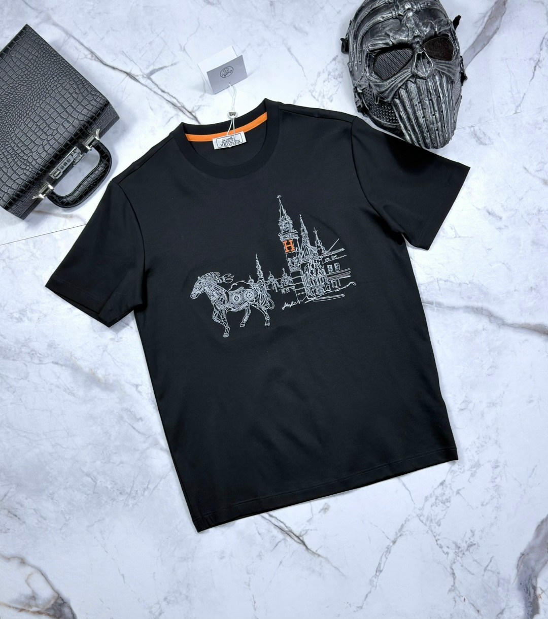 футболка hermes,мужская футболка hermes,мужская футболка,футболка гермес,футболки брендовые