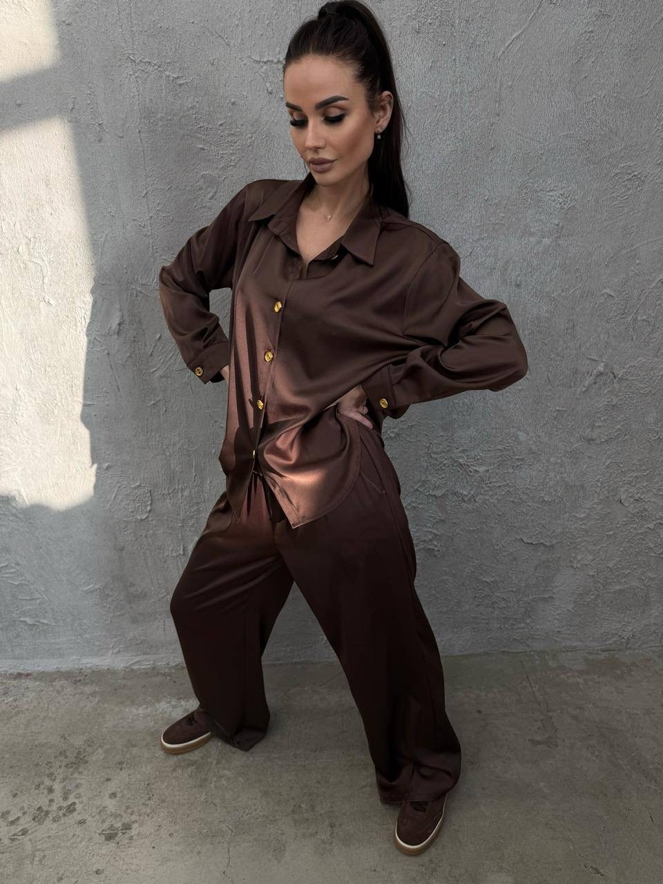 пижама женская,костюм бежевый,атласный костюм,женский костюм,костюм тройка женский