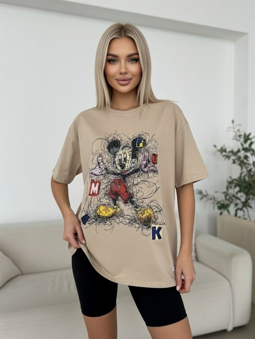 футболка оверсайз с принтом мики маус fashion lux,футболки оверсайз с принтами,футболка оверсайз с,футболки женская оверсайз с принтом,футболка оверсайз с принтом мики маус
