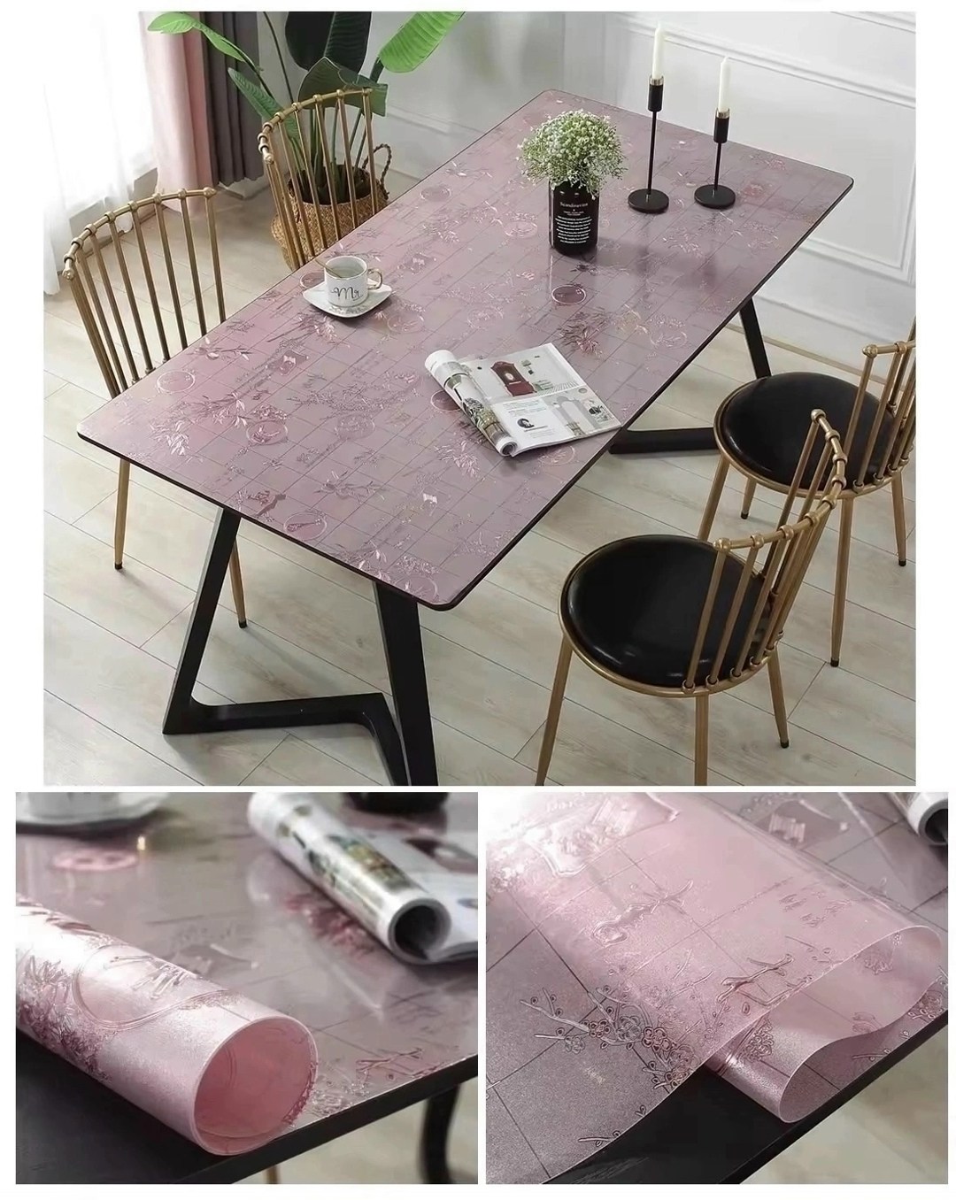 скатерть силиконовая прозрачная для обеденного стола,скатерть пвх,скатерть из пвх,скатерть пвх водонепроницаемая пластиковая,силиконовая скатерть