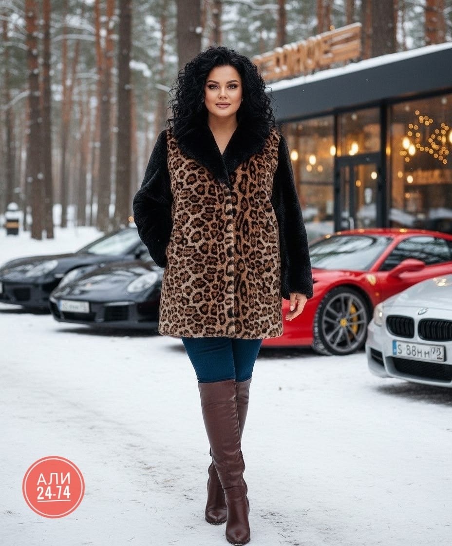 пальто плюшевое,леопардовая шуба,меховое пальто,меховая куртка,шуба женская