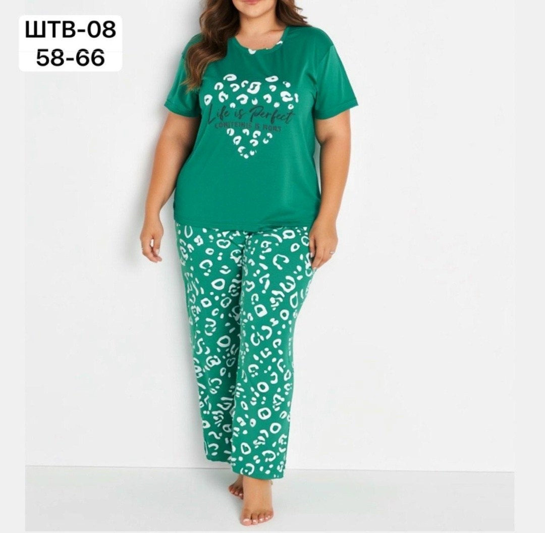 женская пижама больших размеров,комплект пижама,женская пижама с брюками,пижама женская,комплект домашний