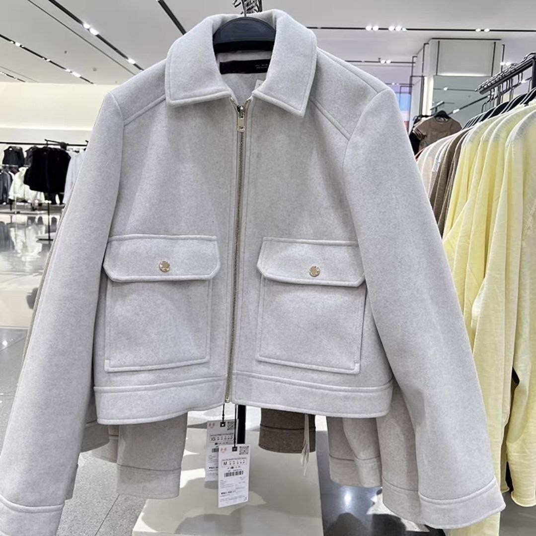 повседневная куртка,укороченная куртка букле zara,куртка модная,куртка теплая,куртка