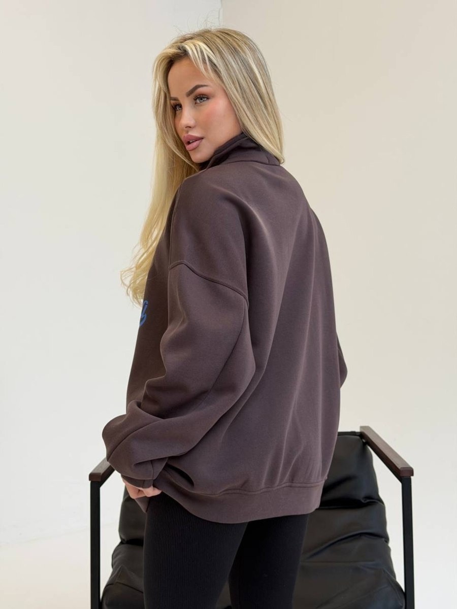 свитшот оверсайз с замком,свитшот оверсайз с воротником,свитшот оверсайз,повседневный свитшот,оверсайз толстовка варенка