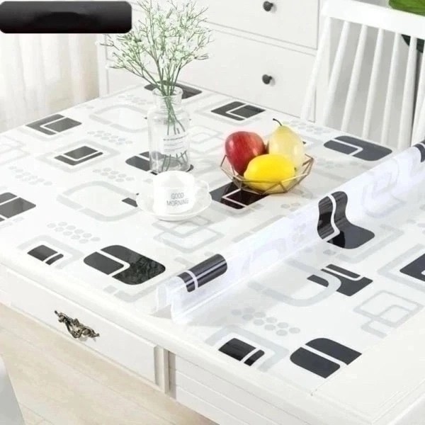 скатерть силиконовая прозрачная для обеденного стола,скатерть пвх,скатерть из пвх,скатерть пвх водонепроницаемая пластиковая,силиконовая скатерть