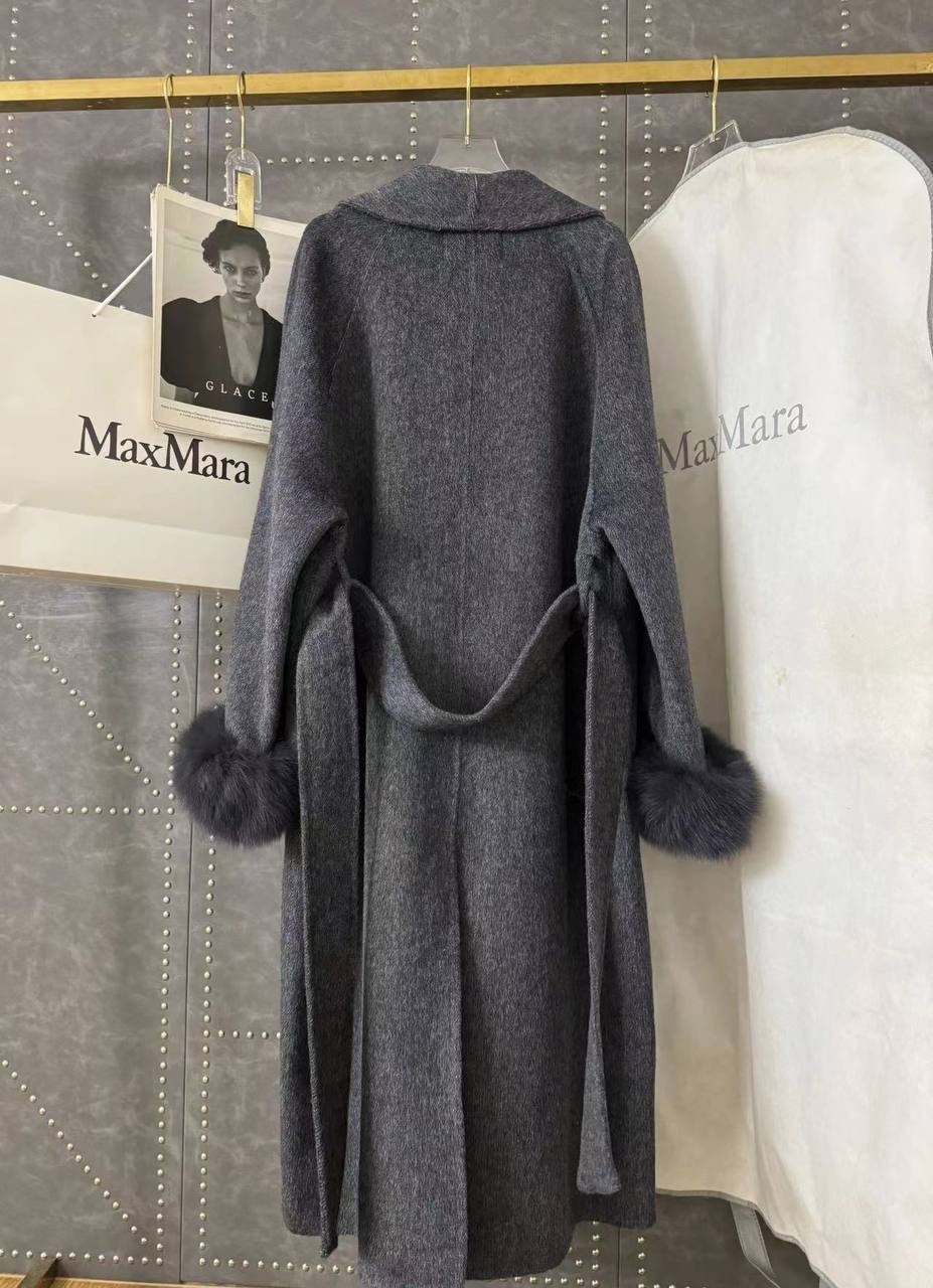 пальто женское,шерстяное пальто,кашемировое пальто женское с мехом,пальто зимнее,женское шерстяное пальто