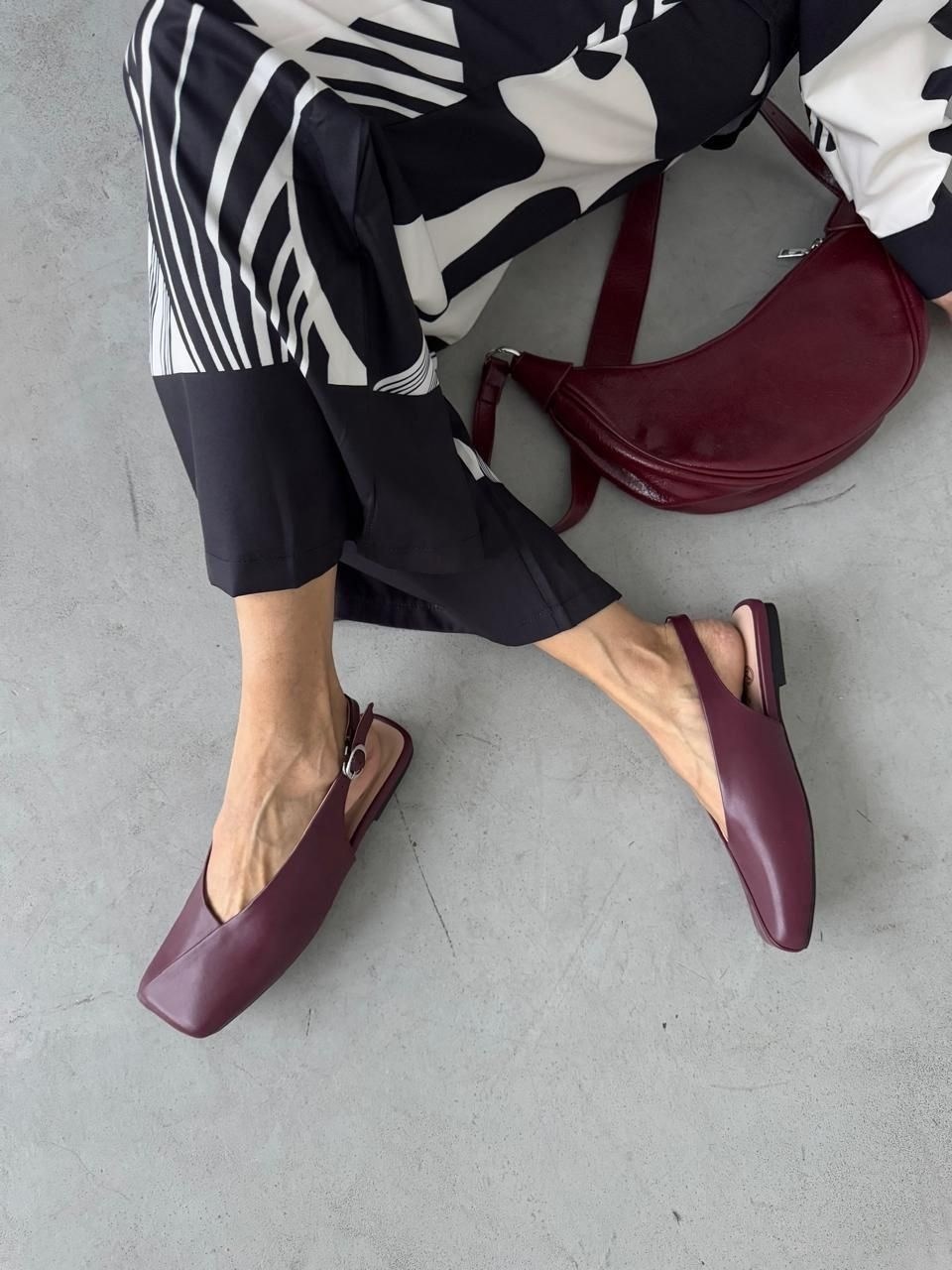 мюли на низком каблуке,туфли женские,туфли бордовые, женская,мюли женские