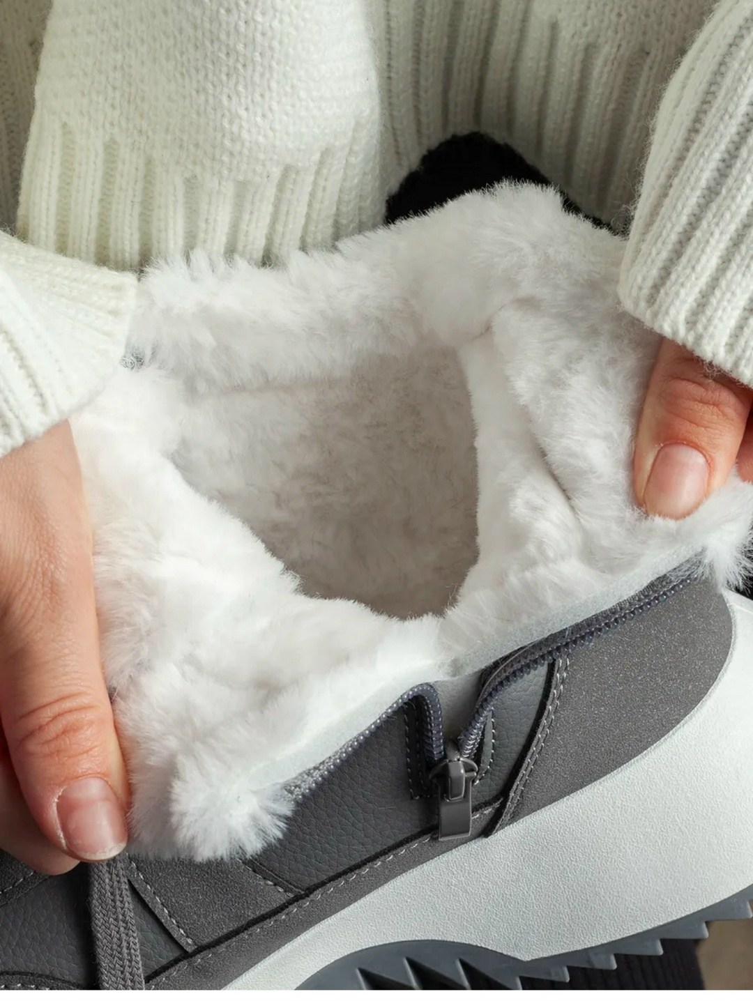 ботинки замшевые теплые спортивные baden цвет серый,кроссовки женские зимние с мехом,женские зимние кроссовки,,кроссовки зимние