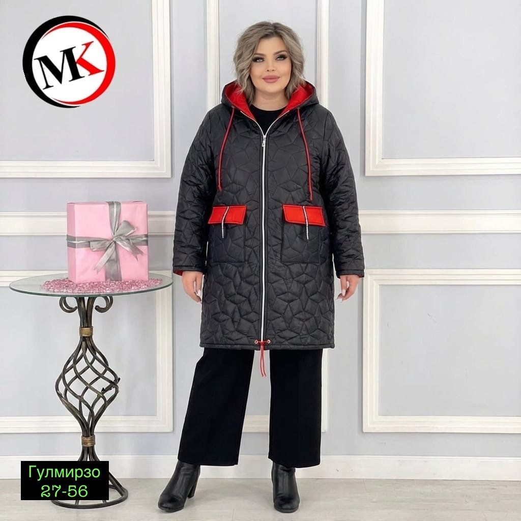 демисезонная куртка,куртка женская,женская куртка удлиненная демисезонная,куртка женская демисезонная,женская верхняя одежда больших размеров