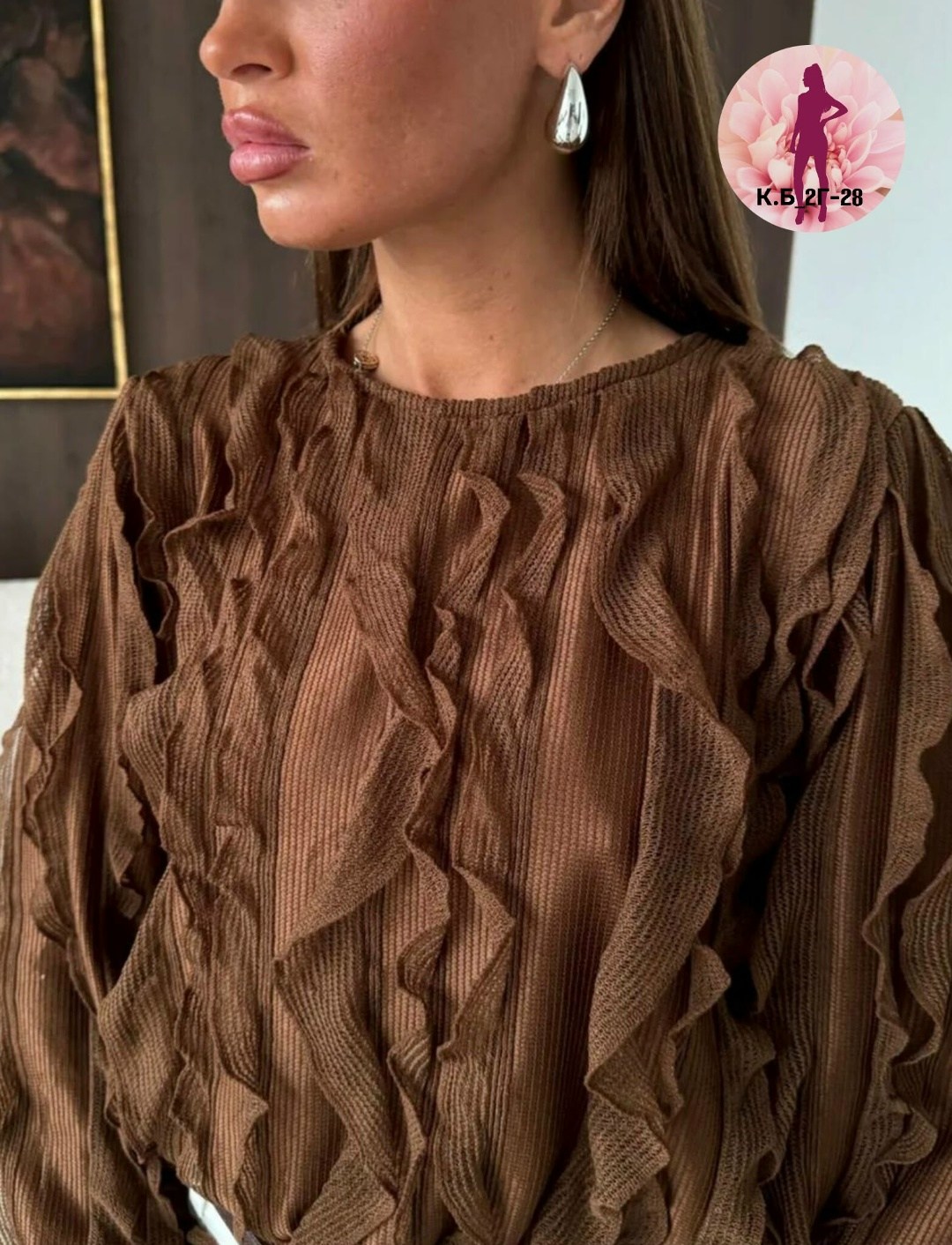 блузка с оборками,блузка нарядная с воланами и рюшами come alone 304052378,женская блузка,блузка нарядная с воланами и рюшами,модная блузка