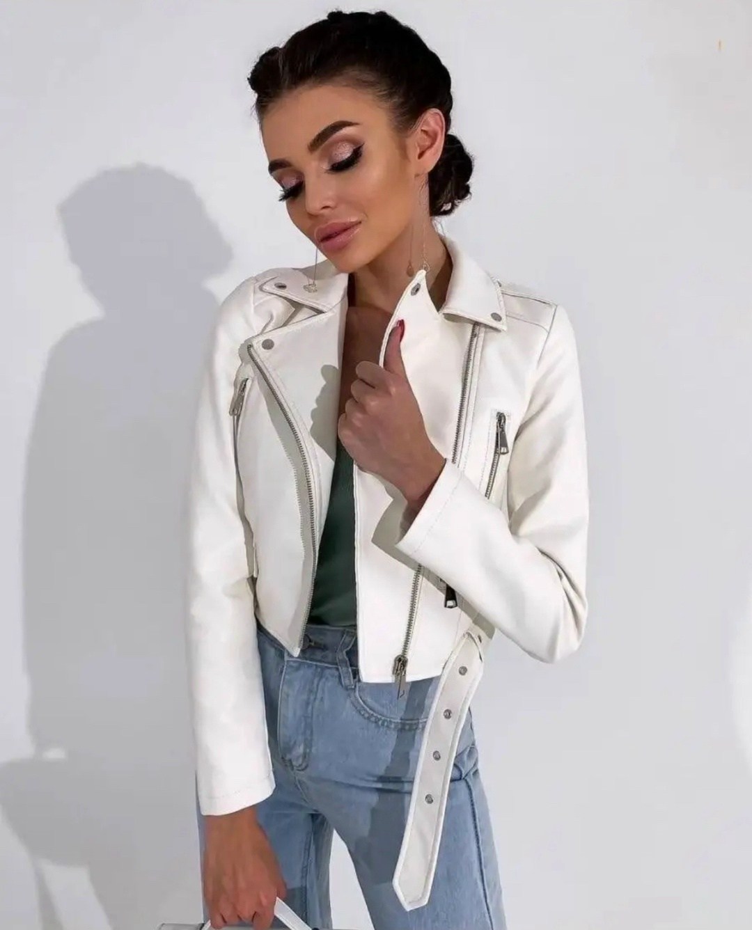 косуха кожаная куртка экокожа,косуха из премиум экокожи,кожаная куртка женская,куртка косуха,косуха женская