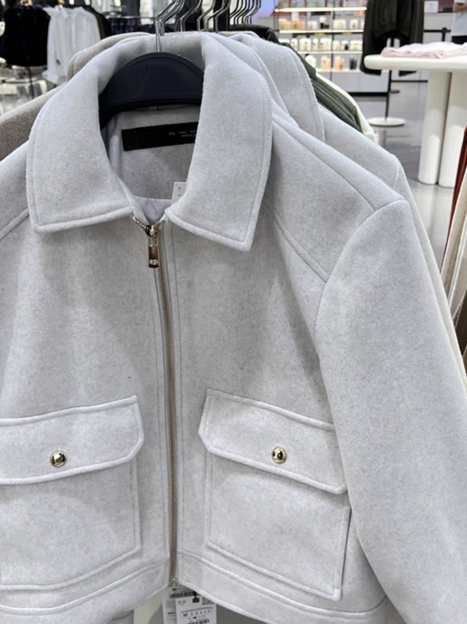 повседневная куртка,укороченная куртка букле zara,куртка модная,куртка теплая,куртка