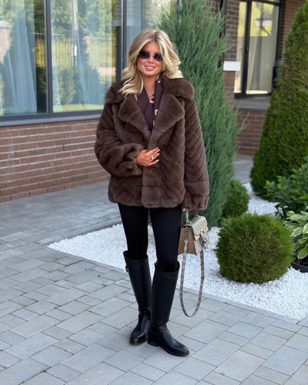 шуба короткая серая экомех yana furs,шуба короткая,шуба короткая белая экомех yana furs,шуба короткая экомех,шуба из эко меха