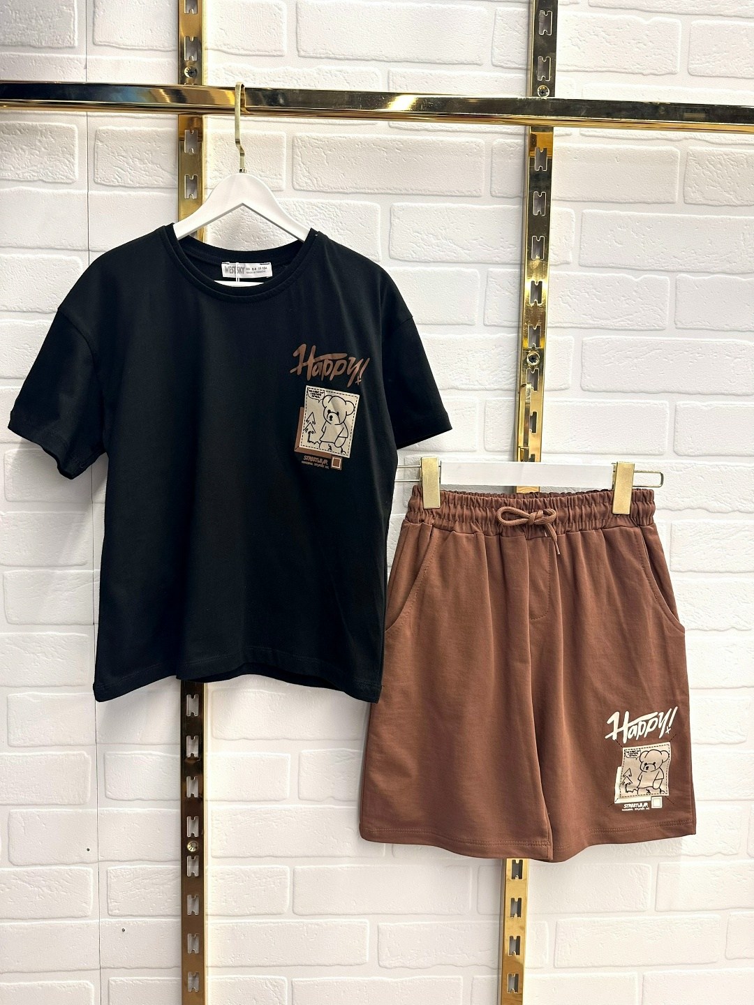 комплект одежды для мальчиков mini maxi,футболки для мальчика,комплект одежды для мальчика,luneva комплект (футболка/шорты) для мальчика, цвет чёрный, рост 104,шорты для мальчик