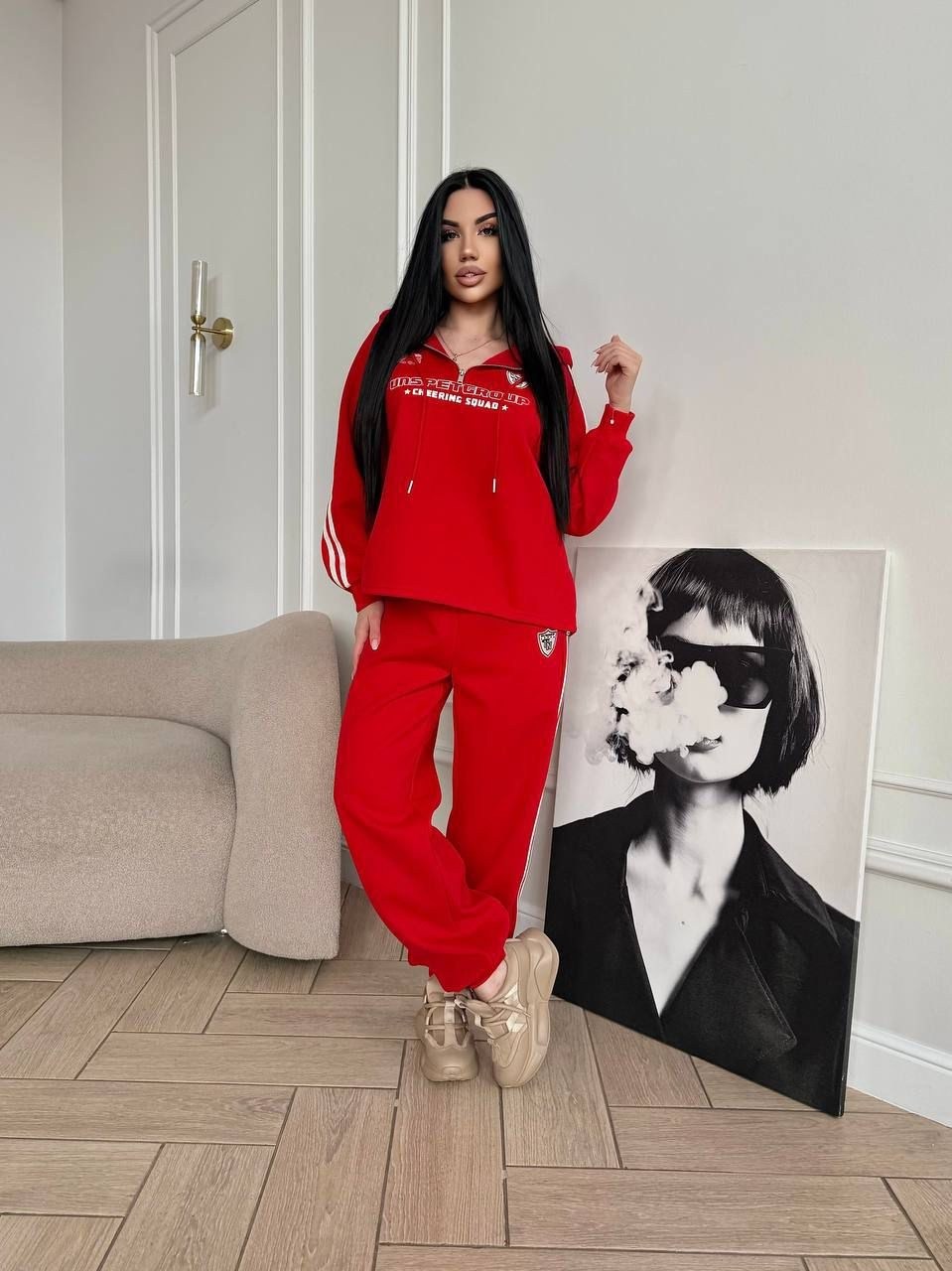 красные спортивные костюмы,костюм спортивный женский,красные спортивные женские костюмы,красный костюм спорт шик,спорт костюм