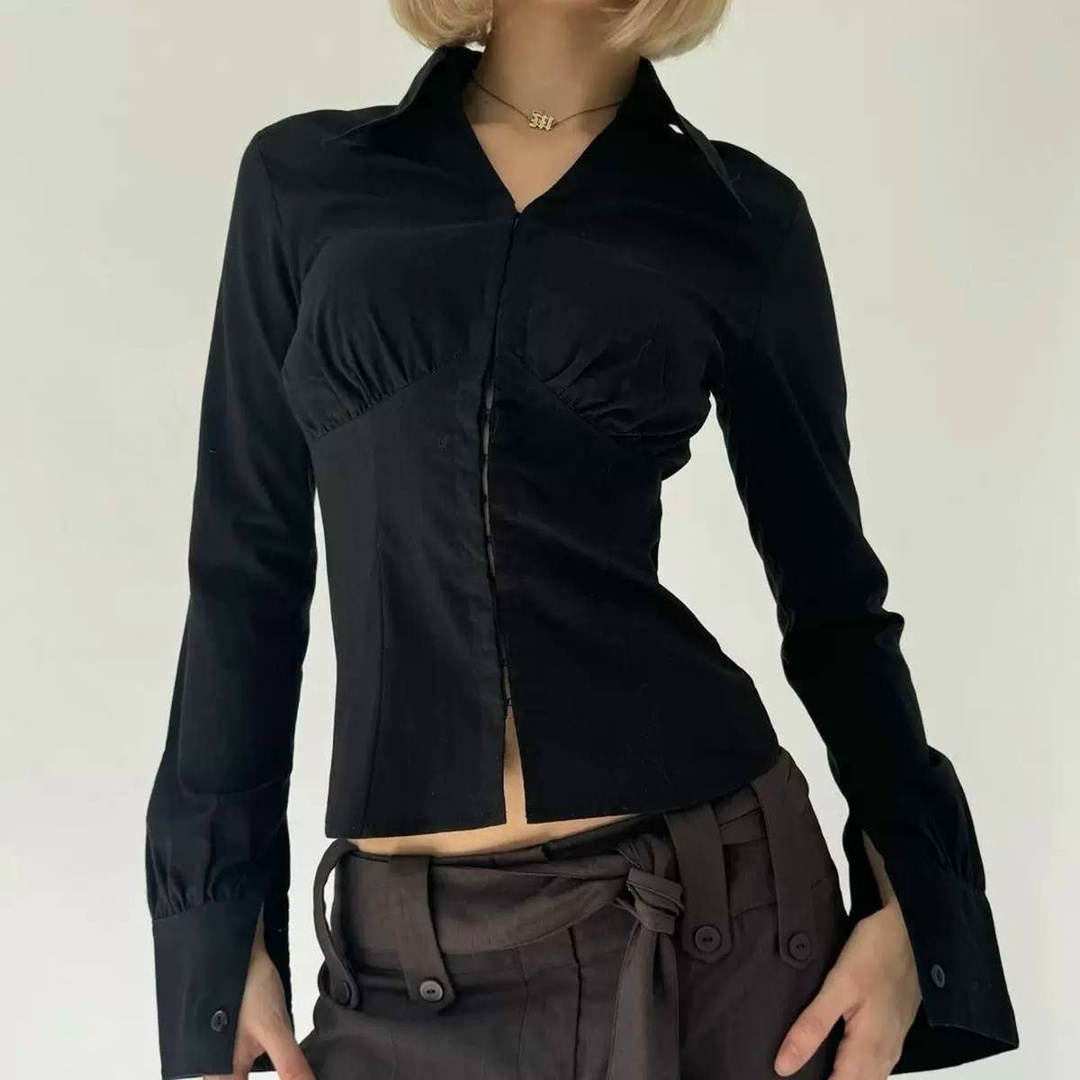 женская блузка,женская рубашка,белая женская рубашка,приталенная рубашка с длинным рукавом для женщин,белая женская блузка