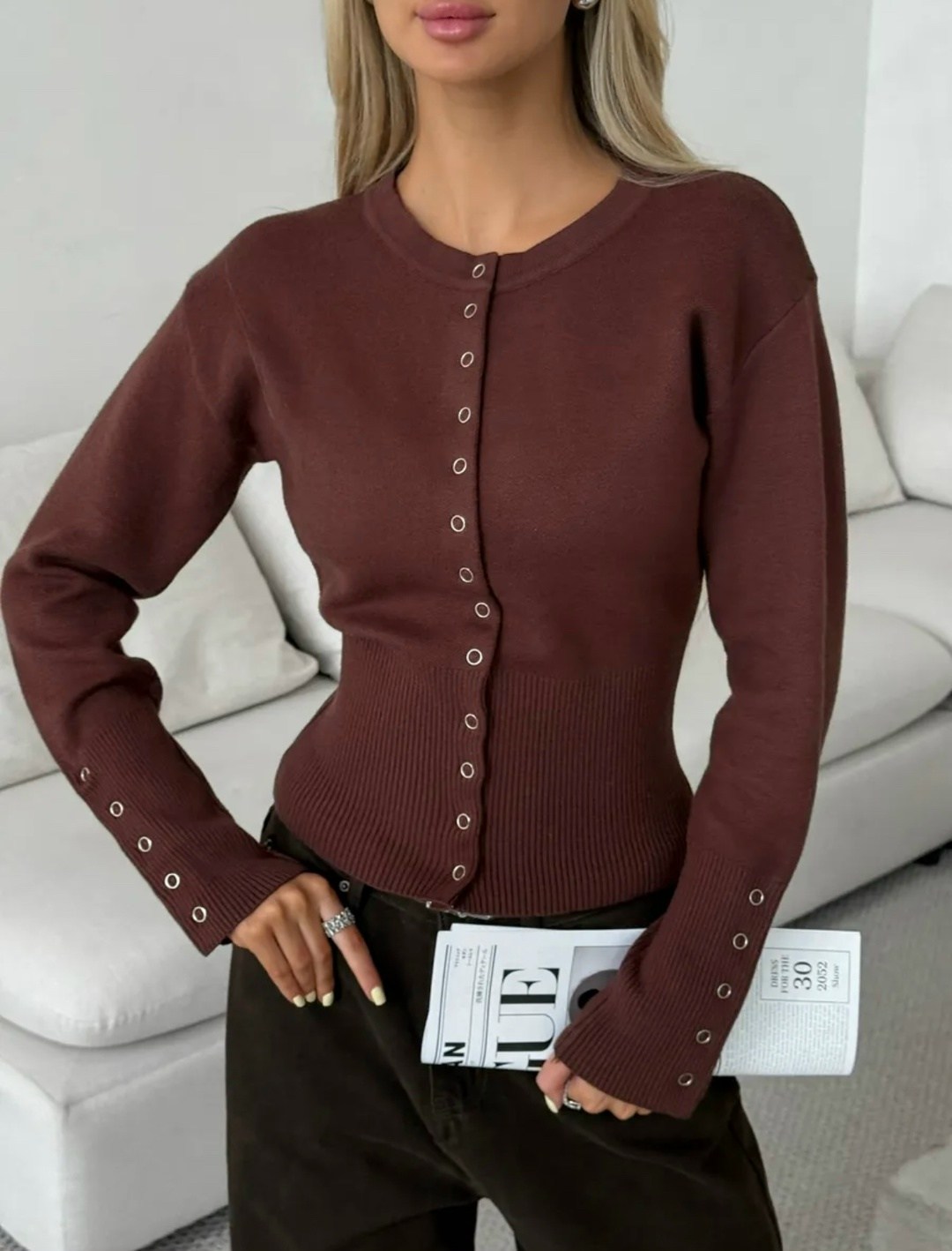 кардиган vittoria vicci размер s светло-бежевый,кардиган,женский кардиган,кофта женская,кардиган приталенный