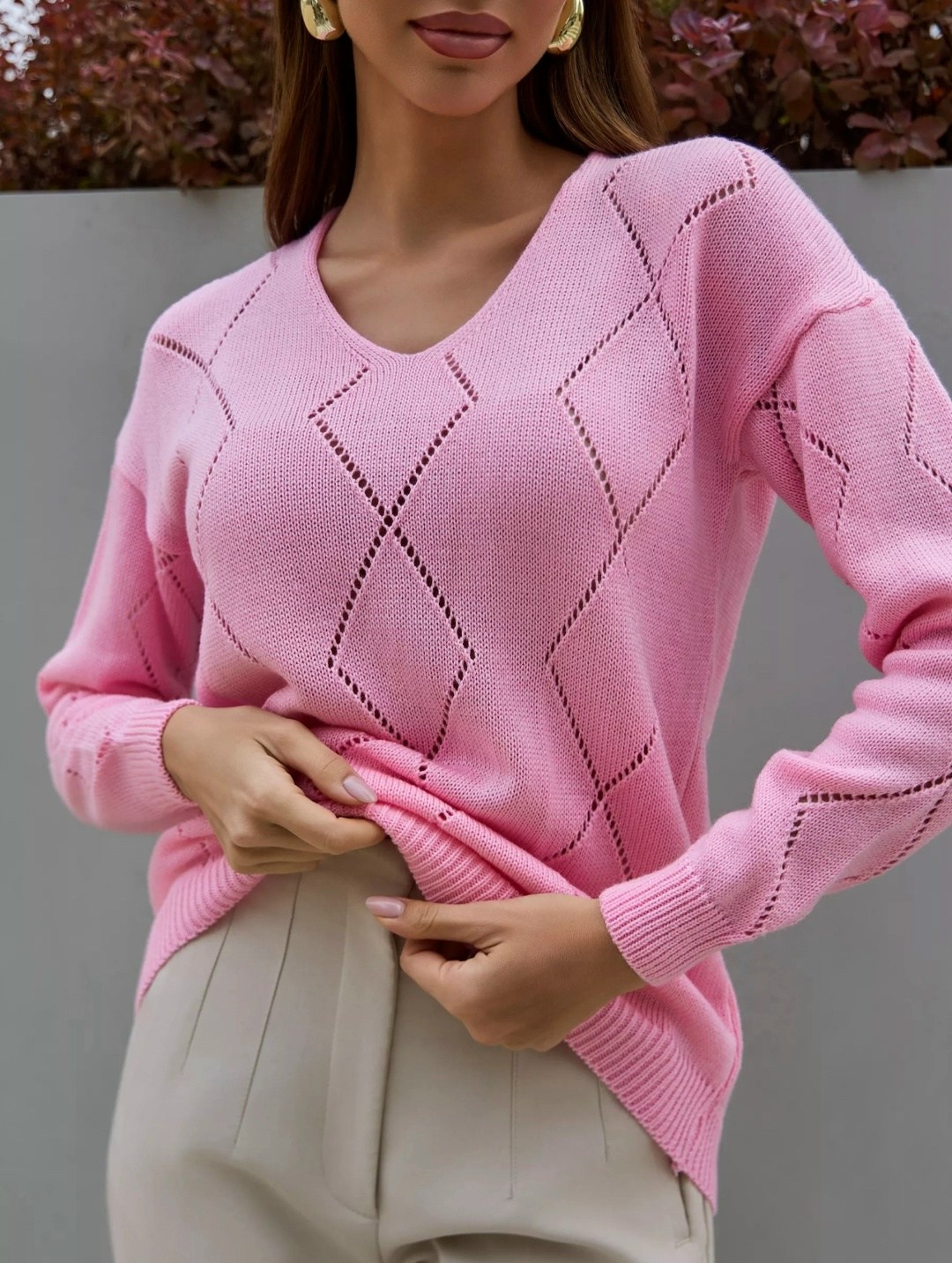 джемпер оверсайз пуловер вязаный цвет мятный,джемпер оверсайз пуловер вязаный мятный,джемпер оверсайз пуловер вязаный krisopt,джемпер женский,бирюзовый джемпер