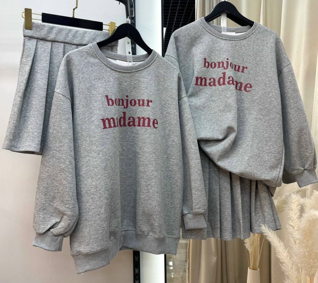 костюм: юбка и свитшот,костюм свитшот,свитшот с юбкой,женский костюм двойка из свитшота и юбка,кофта и юбка