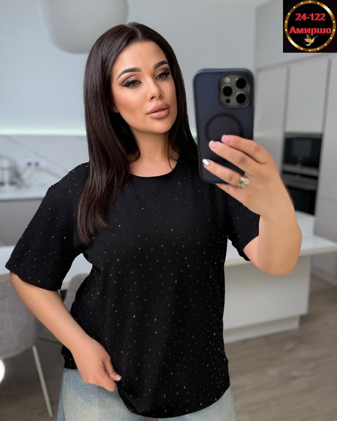 женская кофта,женская футболка оверсайз со стразами,стильная блузка,футболка женская,блузка больших размеров женская