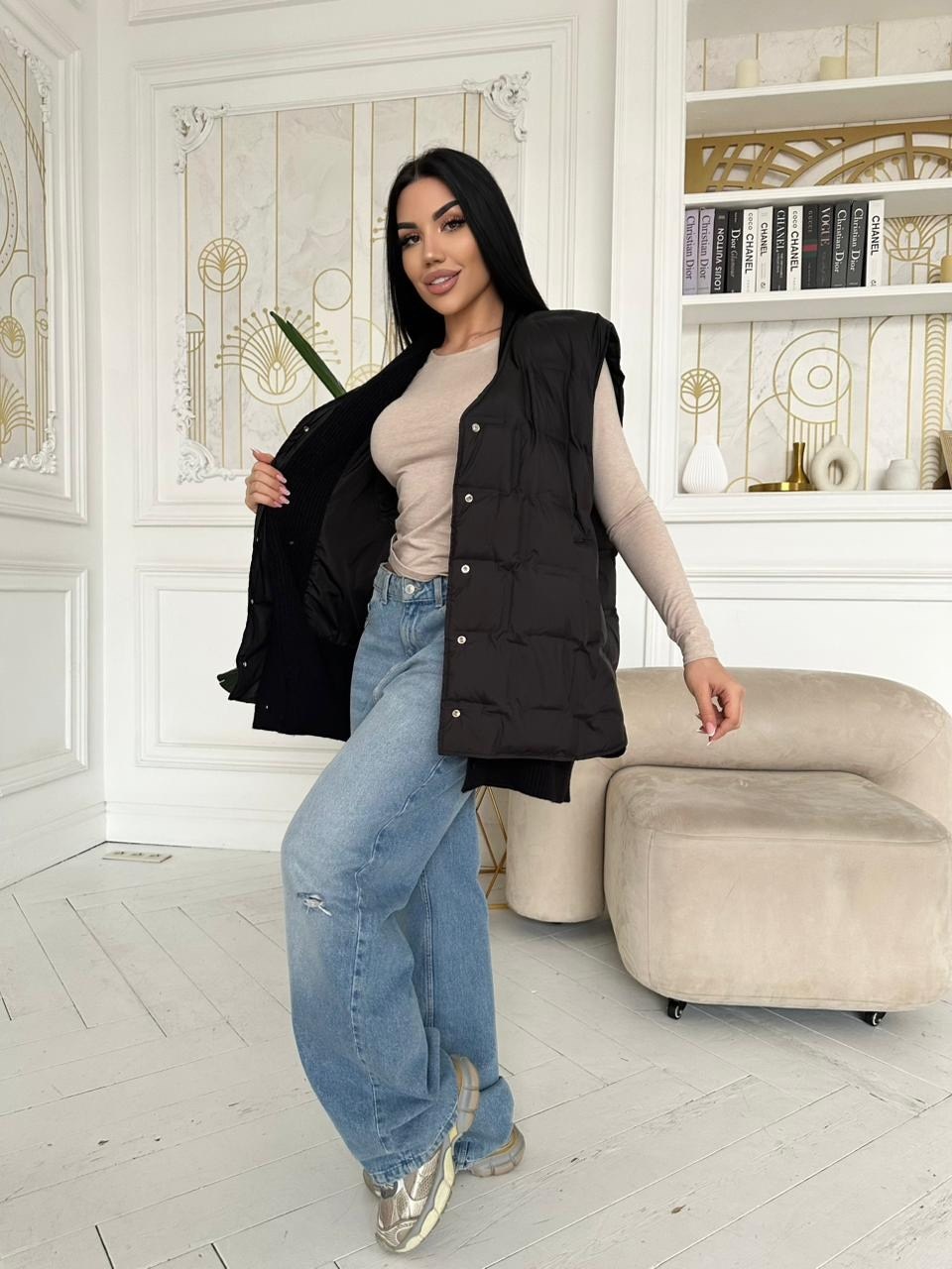 жилетка женская,жилетка на синтепоне,жилетка демисезонная,жилет женский,жилетка