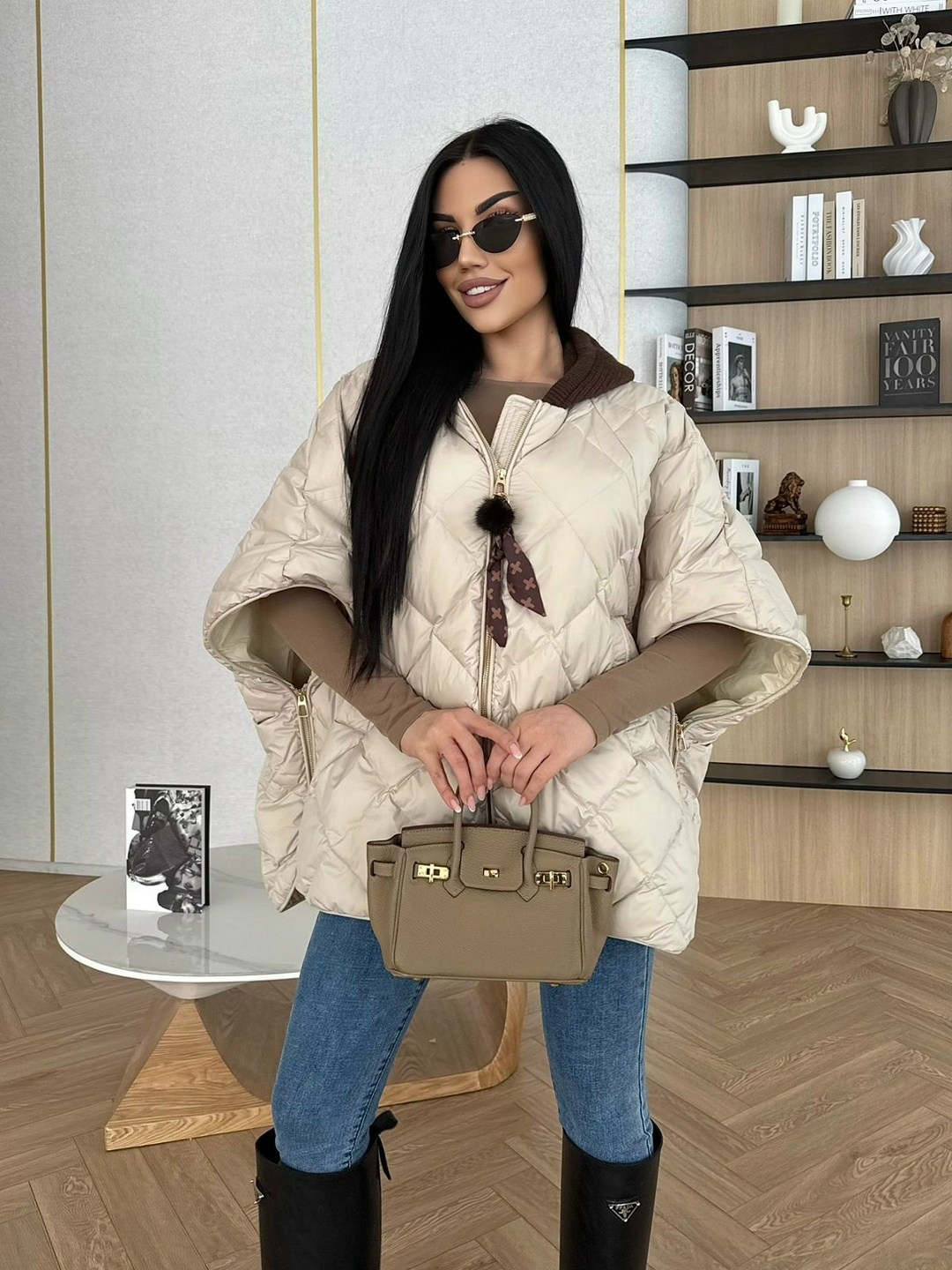 стильная куртка,куртка модная,куртка теплая,стеганый пуховик,куртка женская