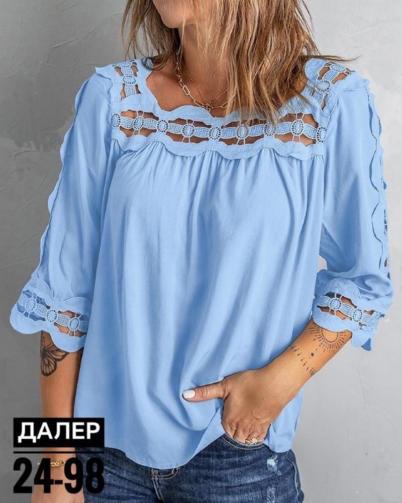 модная летняя блузка,летние блузки женские,блузка с кружевными вставками,женская блуза,женская блузка