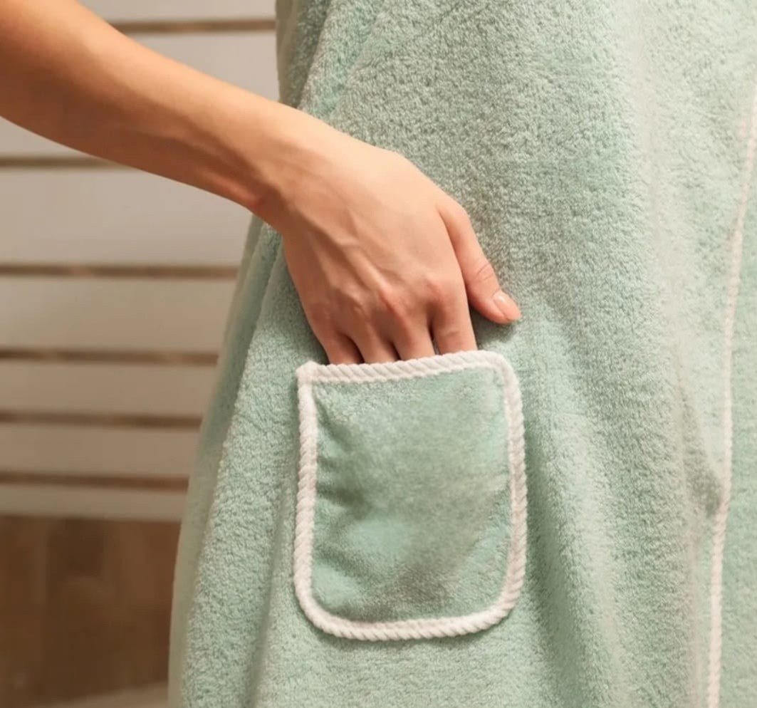 полотенце на липучке парео для бани,полотенце парео 70х140 см микрофибра большое для сауны,парео для бани,полотенце для бани и сауны,полотенце для бани