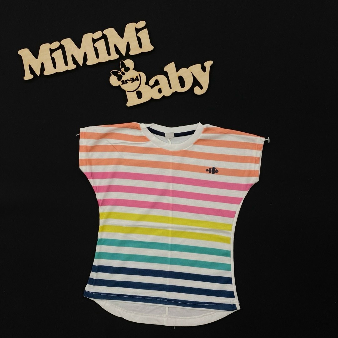 девочки полосатый майки,детская футболка,футболка для девочек,футболки летние,футболки детские