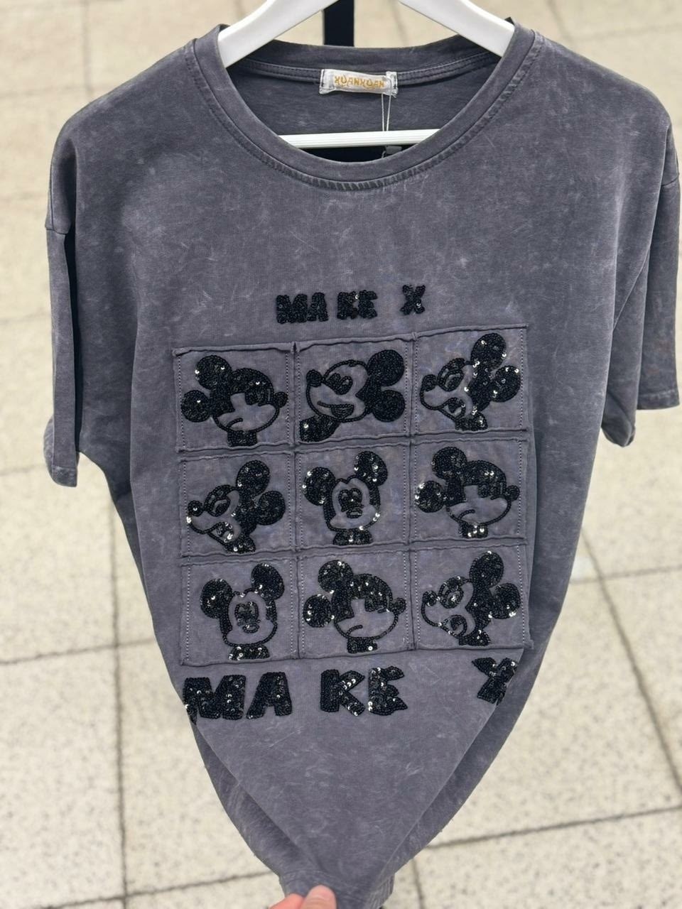 футболка с эффектом tie-dye (под варёнку) с камешками,футболка,футболки модные,женская футболка,футболка оверсайз с