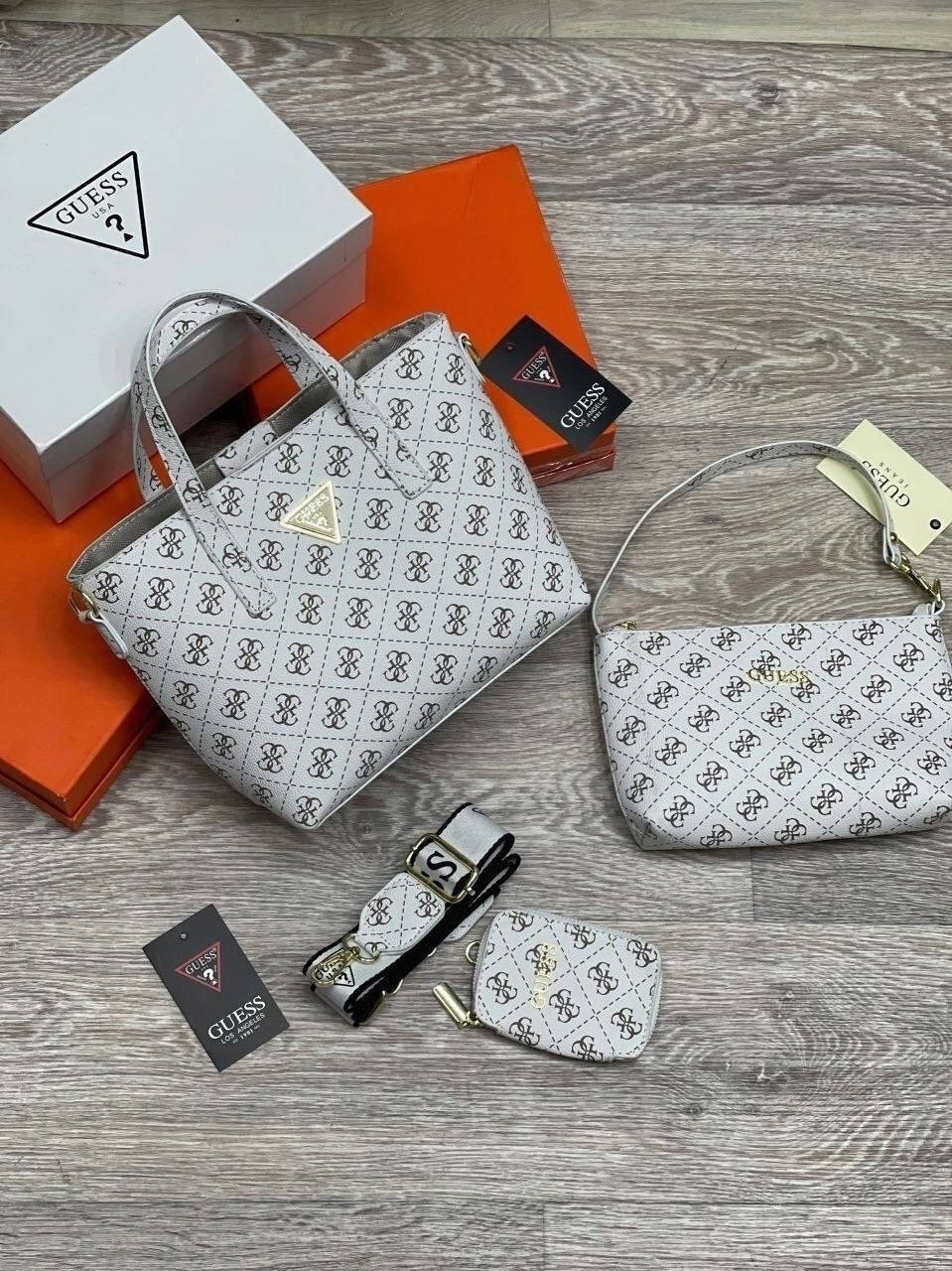 сумка женская guess,guess сумка,женская сумка,сумка,набор сумок