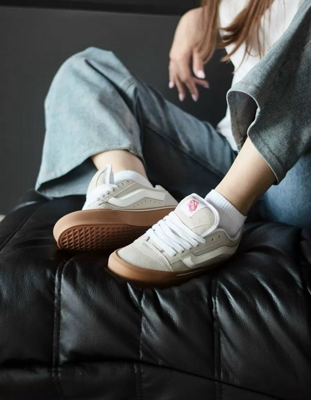 vans кроссовки,,кроссовки vans knu skool beige white tan,бежевые кроссовки,кеды vans