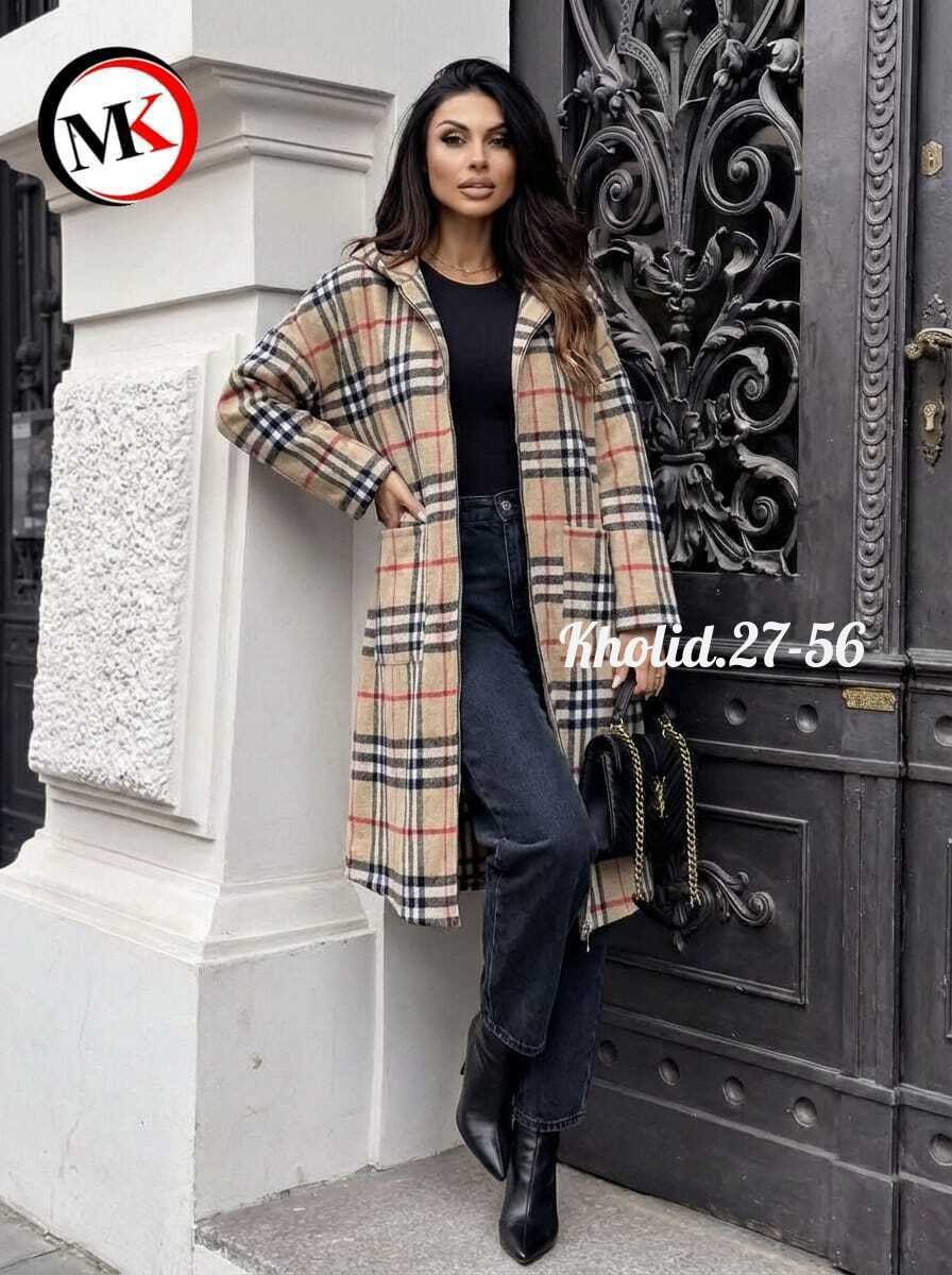 пальто в клетку,пальто клетчатое,модное пальто,женское шерстяное пальто в клетку,женское пальто