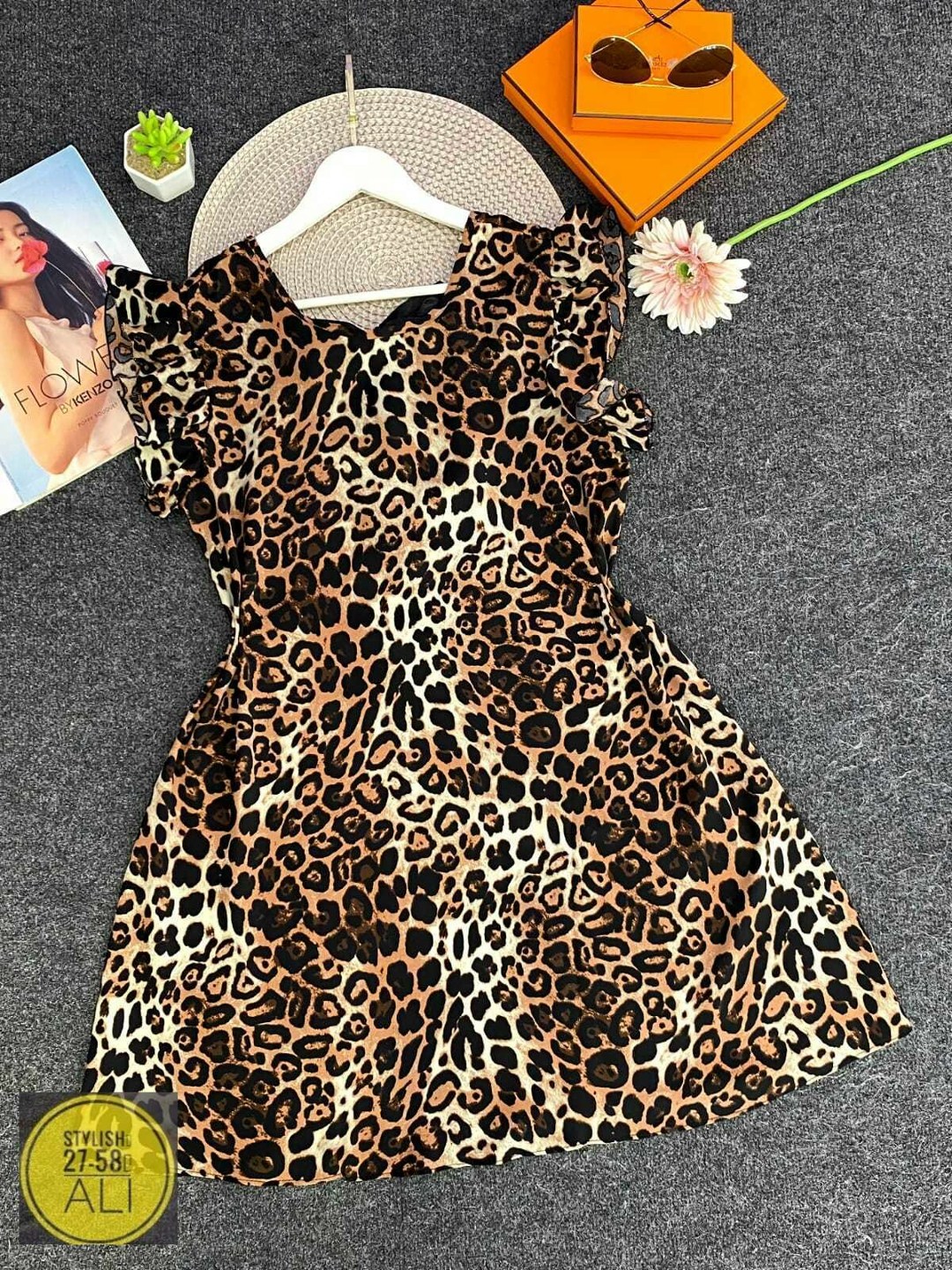 платье с леопардовым принтом,леопардовое платье,платье леопардовое женское,шифоновое платье с леопардовым принтом,платье леопардовый принт