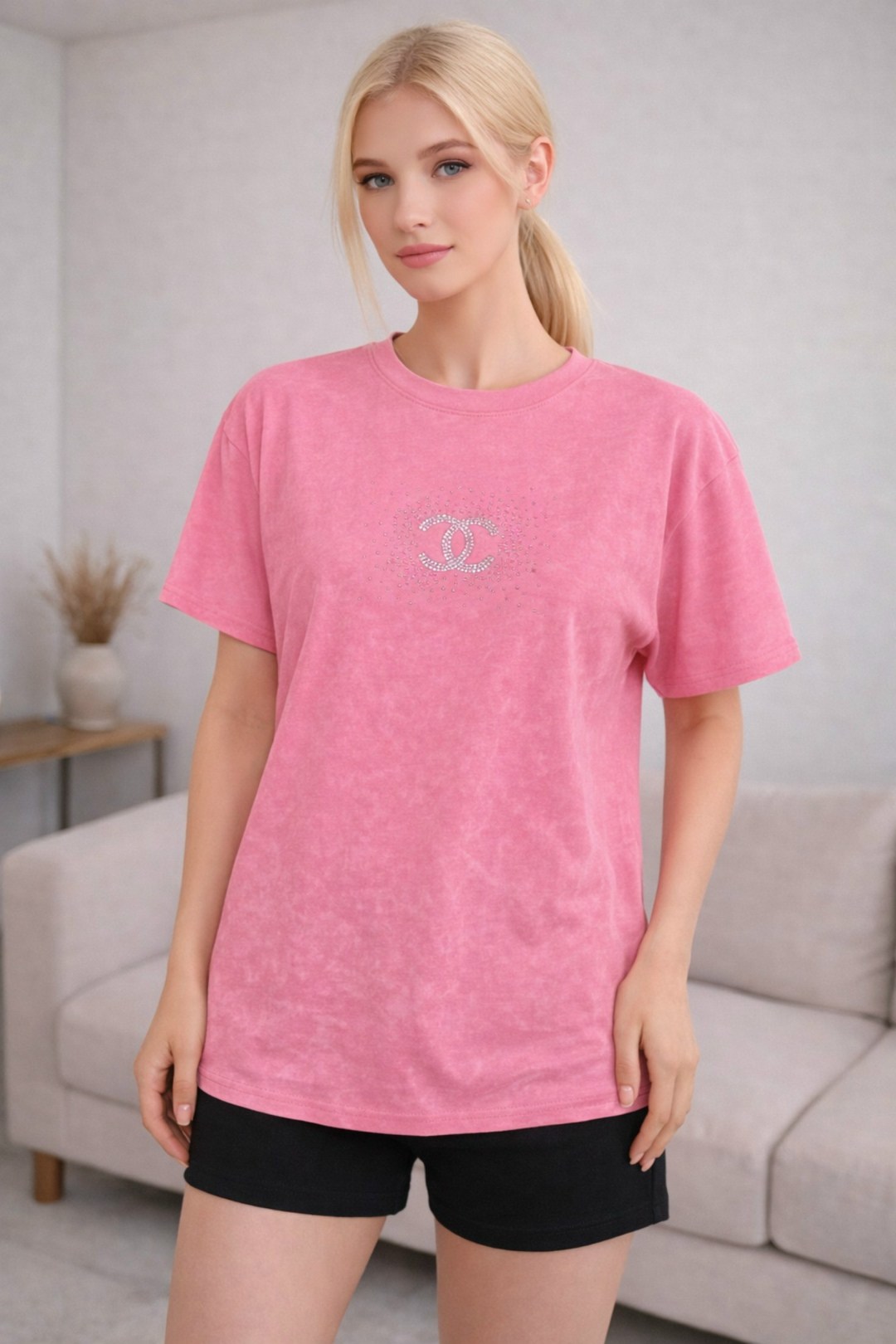 женская футболка,футболки для женщин,футболка,футболка варенка оверсайз,футболка шанель