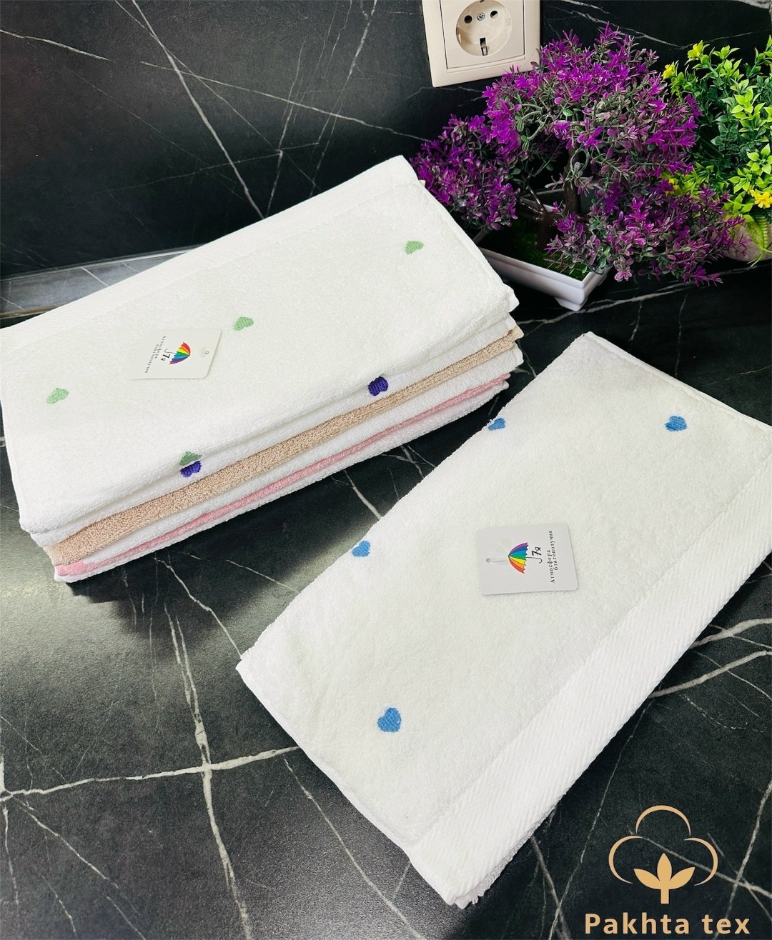 полотенце экономь и я "love" цв. белый, 35*75 см,100% хлопок,полотенце,полотенца для рук,полотенец набор,полотенца для ванной