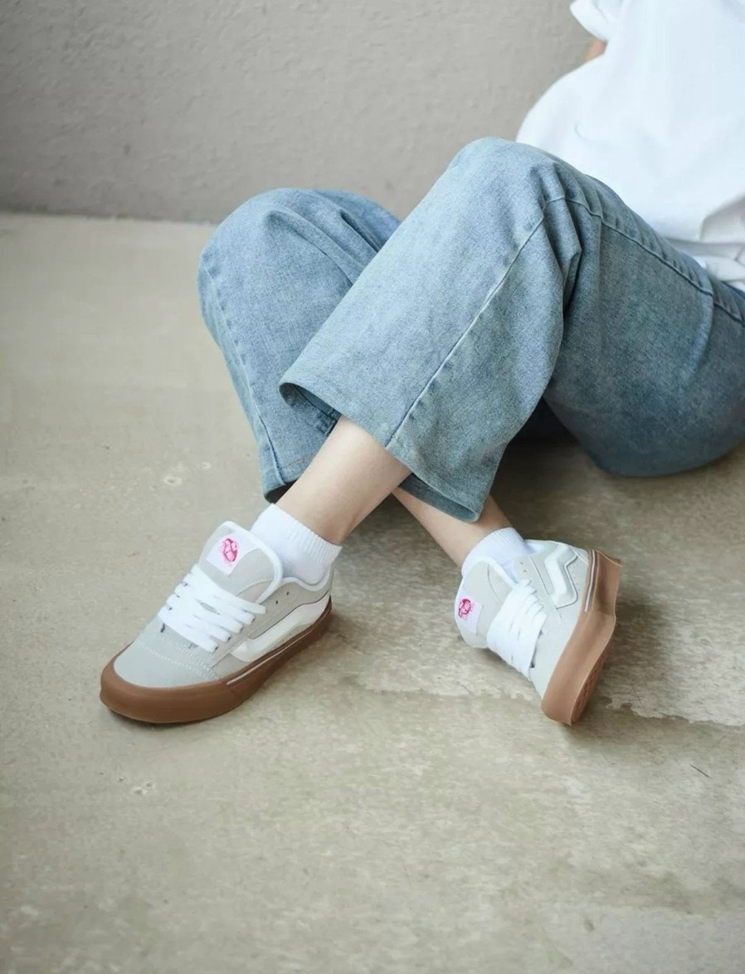 vans кроссовки,,кроссовки vans knu skool beige white tan,бежевые кроссовки,кеды vans