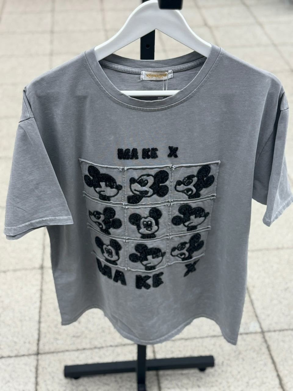 футболка с эффектом tie-dye (под варёнку) с камешками,футболка,футболки модные,женская футболка,футболка оверсайз с