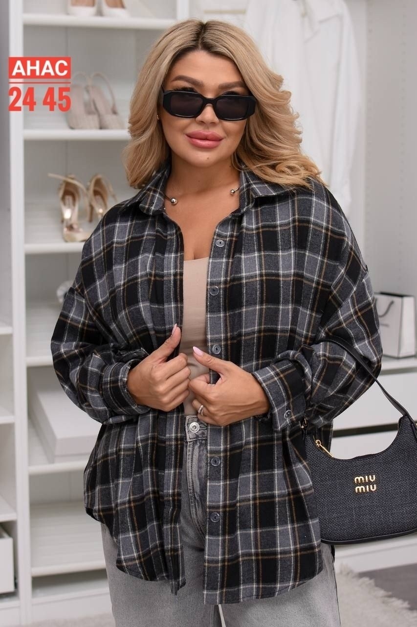 женская рубашка в клетку,рубашка в клетку,рубашка женская в клетку оверсайз lipsi,женская рубашка,женская свободная рубашка taruxy