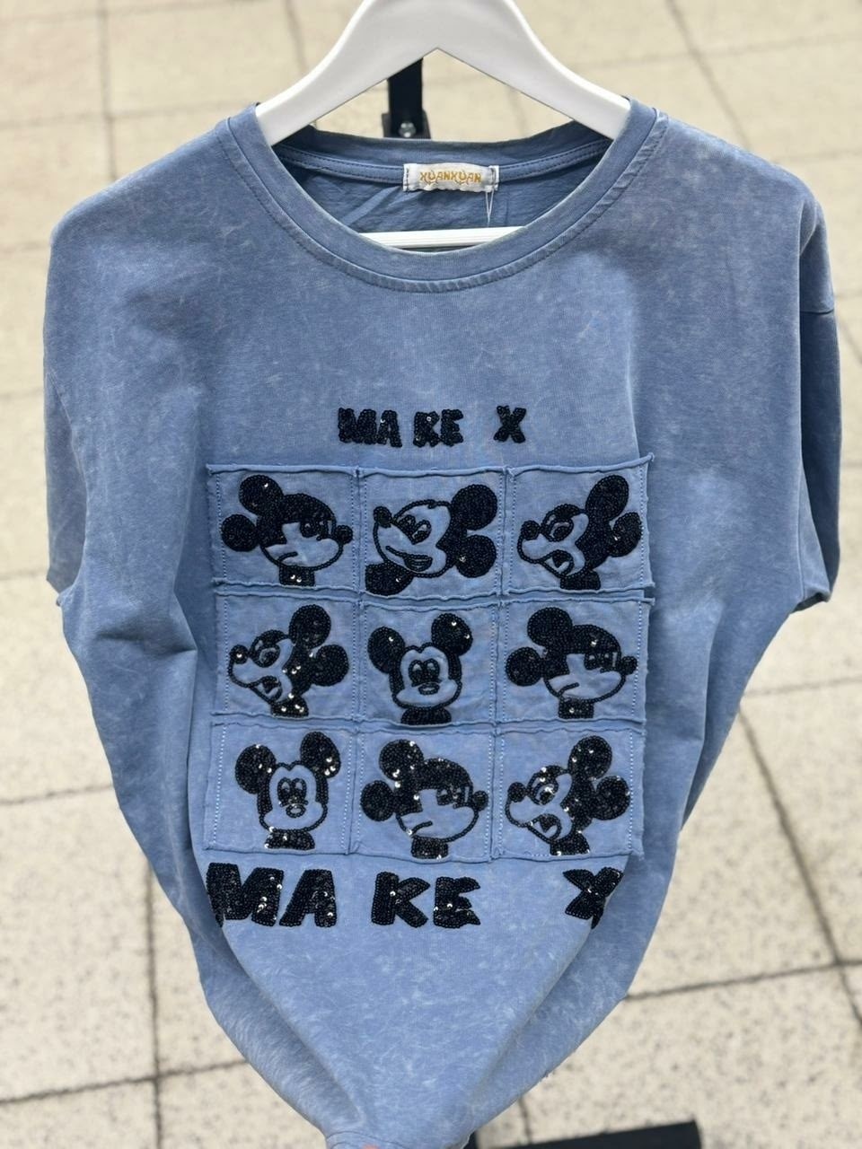 футболка с эффектом tie-dye (под варёнку) с камешками,футболка,футболки модные,женская футболка,футболка оверсайз с