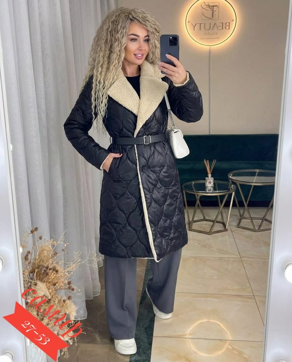 пальто демисезонное стёганное ellina,стеганое пальто женское,пальто женское,стеганое пальто,белое стеганое пальто