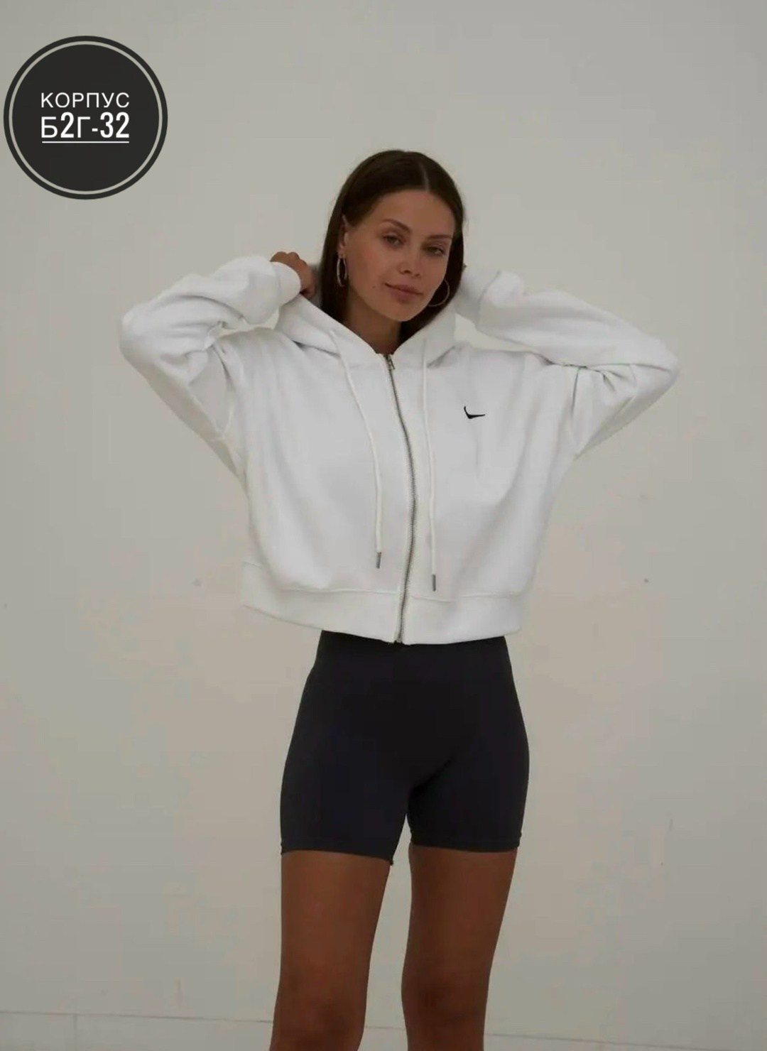 женская толстовка,женская толстовка с капюшоном,толстовка,толстовка белая,толстовка укороченная с капюшоном