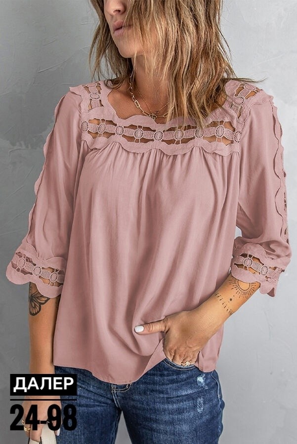 модная летняя блузка,летние блузки женские,блузка с кружевными вставками,женская блуза,женская блузка