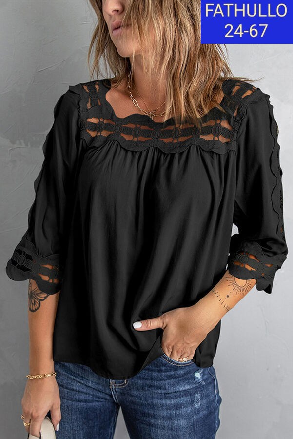 модные блузы,блузки с кружевными вставками,женская шифоновая блузка,ажурная блузка,женская блуза